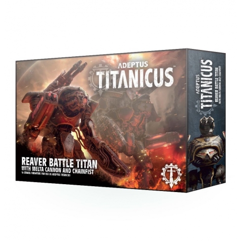 Adeptus Titanicus - Reaver Battle Titan With Melta Cannon And Chainfist Titans