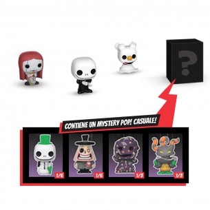 Funko Bitty Pop - The Nightmare Before Christmas: 4 Pack - Sally / Jack Skellington / Zero / Mystery 2