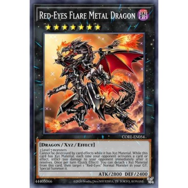 Red-Eyes Flare Metal Dragon