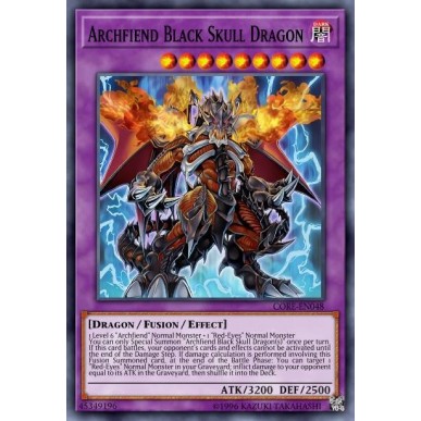Archfiend Black Skull Dragon
