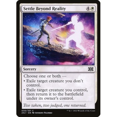 Settle Beyond Reality