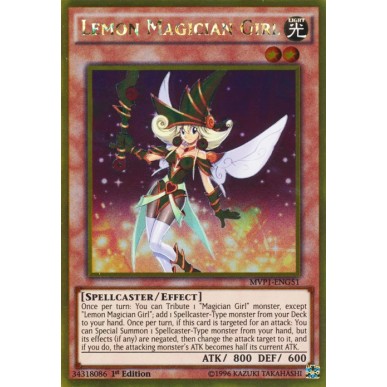 Lemon Magician Girl (V.1 - Gold Rare)