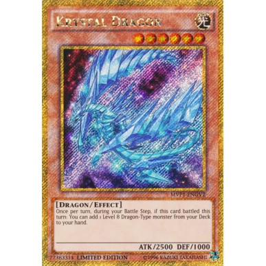 Krystal Dragon (V.3 - Gold Secret Rare)