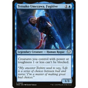 Tetsuko Umezawa, Fuggitiva