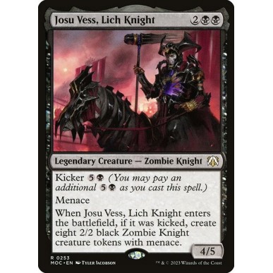 Josu Vess, Cavaliere Lich