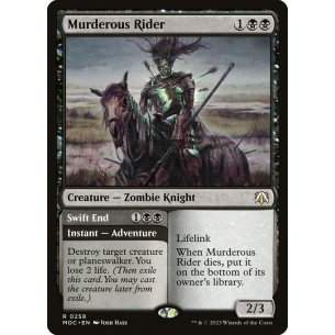 Murderous Rider // Fine...