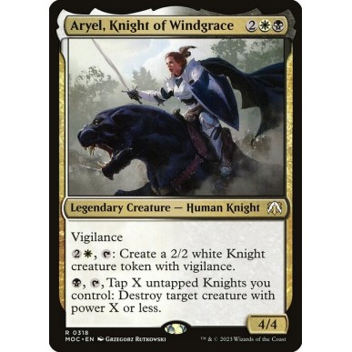 Aryel, Cavaliera di Windgrace