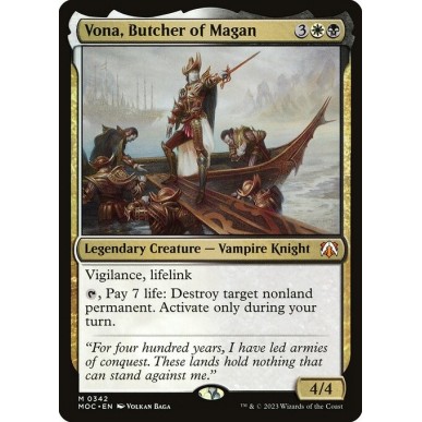 Vona, Macellaia di Magan