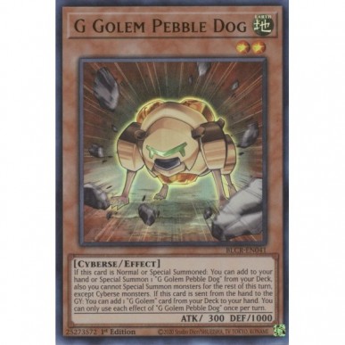 G Golem Pebble Dog