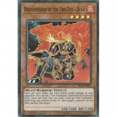 Brotherhood of the Fire Fist - Bear