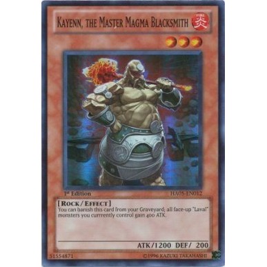 Kayenn, Fabbro Maestro del Magma