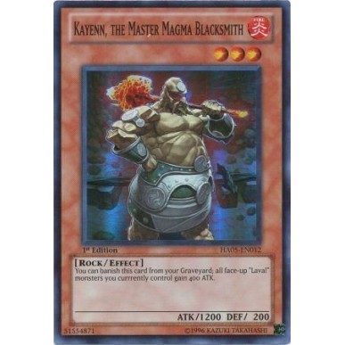 Kayenn, the Master Magma Blacksmith