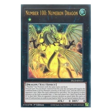 Number 100: Numeron Dragon (V.1 - Gold)