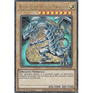 Drago Bianco Occhi Blu