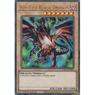 Drago Nero Occhi Rossi
