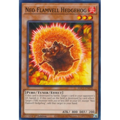 Neo Flamvell Hedgehog (V.1 - Common)