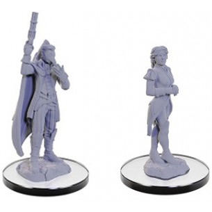 Critical Role Unpainted Miniatures - Percival & Cassandra de Rolo