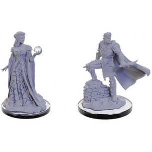 Critical Role Unpainted Miniatures - Xhorhasian Mage & Prowler