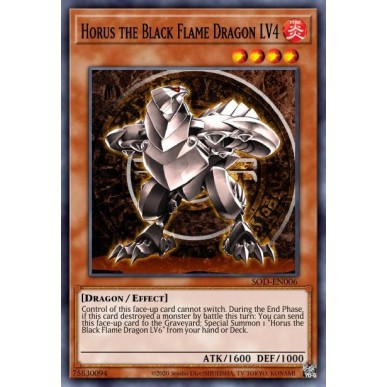Horus the Black Flame Dragon LV4