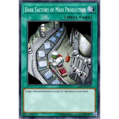 Dark Factory of Mass Production