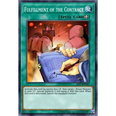 Fulfillment of the Contract