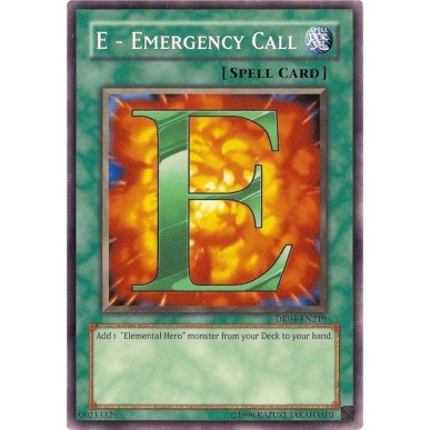 E - Emergenza