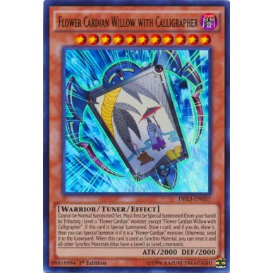 Flower Cardian Willow with Calligrapher