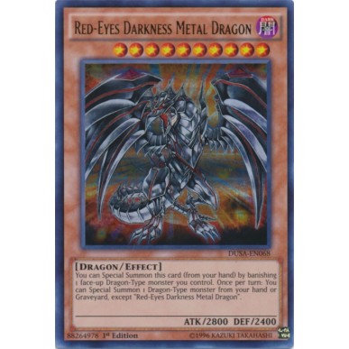 Drago Metallico Oscuro Occhi Rossi