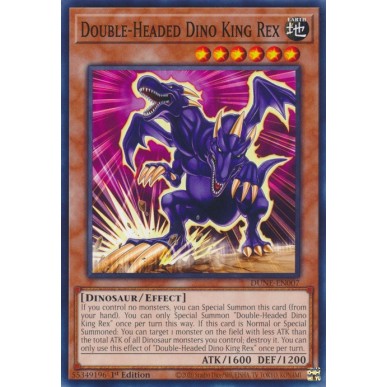Tirannosauro Rex Dino a Doppia Testa