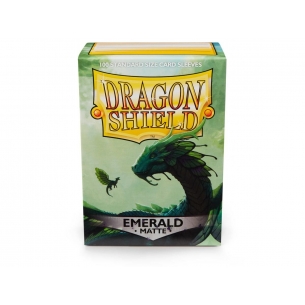 Standard - Matte Emerald (100 Bustine) - Dragon Shield Bustine Protettive