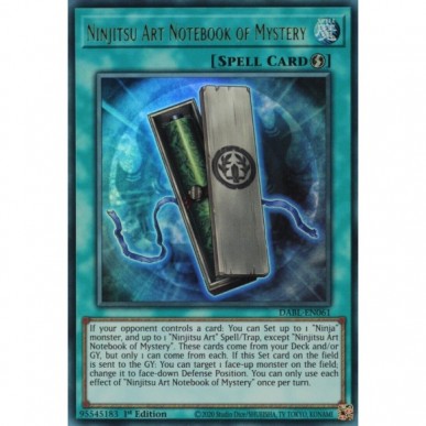 Ninjitsu Art Notebook of Mystery