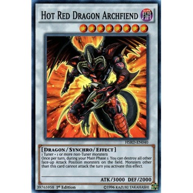 Arcidemone Drago Rosso Rovente