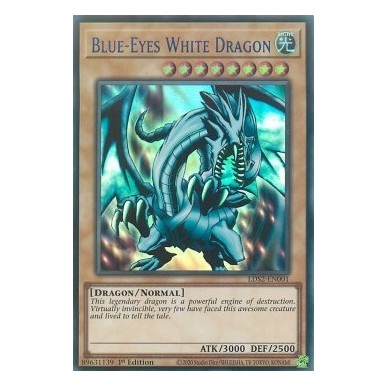 Blue-Eyes White Dragon (V.2 - Blue)