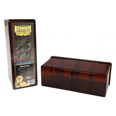 Box 4 Scomparti - Brown - Dragon Shield Deck Box