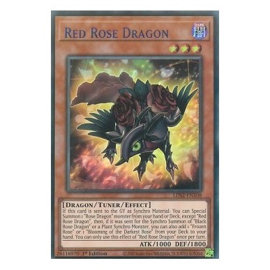 Red Rose Dragon (V.2 - Blue)