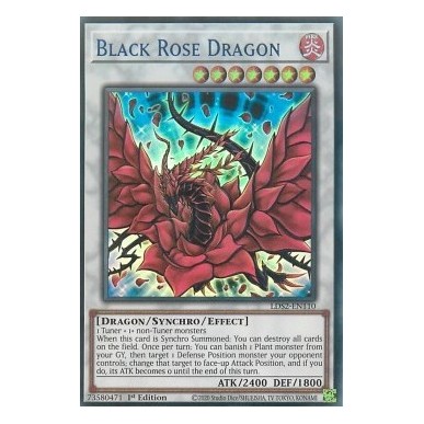 Black Rose Dragon (V.2 - Blue)