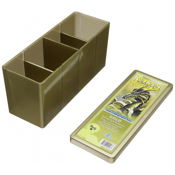 Dragon Shield - Box 4 scomparti - Gold Deck Box