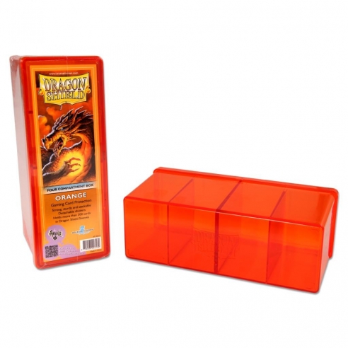 Box 4 Scomparti - Orange - Dragon Shield Deck Box