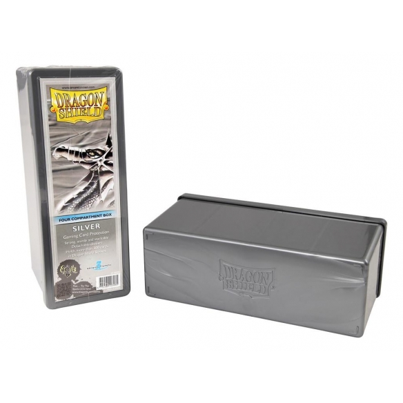 Box 4 Scomparti - Silver - Dragon Shield Deck Box