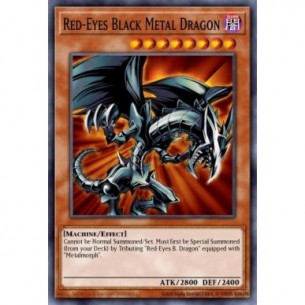 Drago Metallico Occhi Rossi
