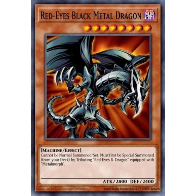 Drago Metallico Occhi Rossi