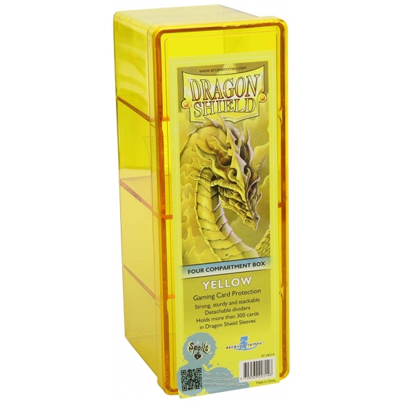 Box 4 Scomparti - Yellow - Dragon Shield Deck Box