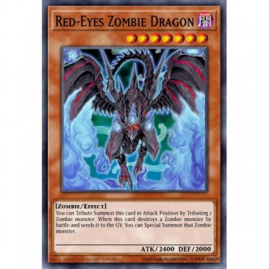 Drago Zombie Occhi Rossi