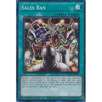 Sales Ban