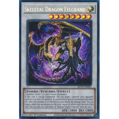 Glorioso Drago d'Oro Scheletrico