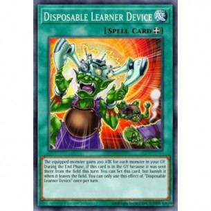 Disposable Learner Device