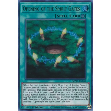 Opening of the Spirit Gates