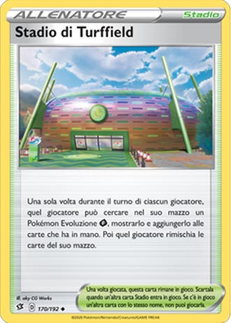 Una carta Pokémon Stadio