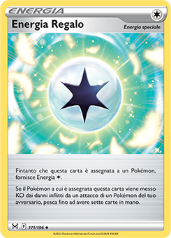 Una carta Pokémon energia