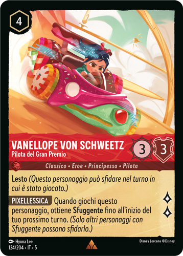 Vanellope Pilota del Gran Premio